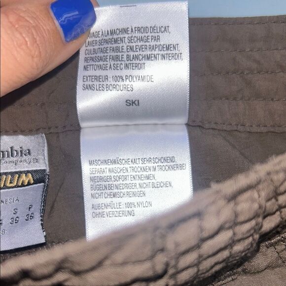 Columbia Shorts Titanium Sportswear Brown Cargo Weatherproof Outdoors Size 4 - Picture 8 of 8